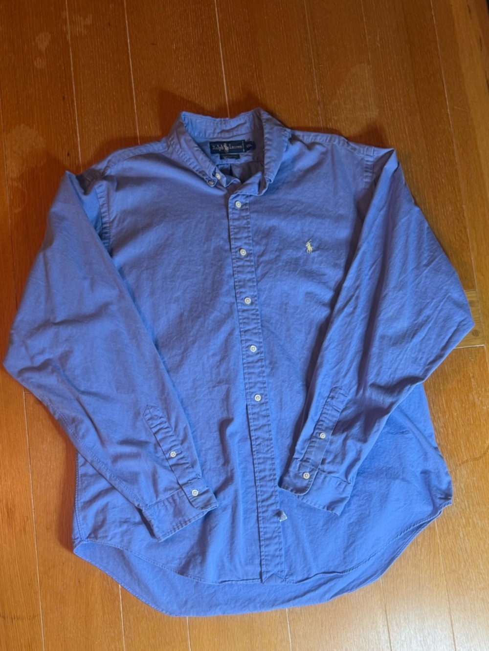 Men’s Ralph Lauren Light Blue Button-Down Oxford Shirt size XXL
